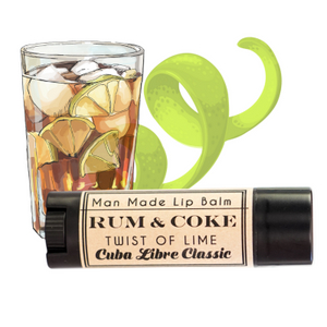 Rum and Coke cuba libre classic lip balm chapstick novelty mens gift idea stocking stuffer for adult joke gag gift